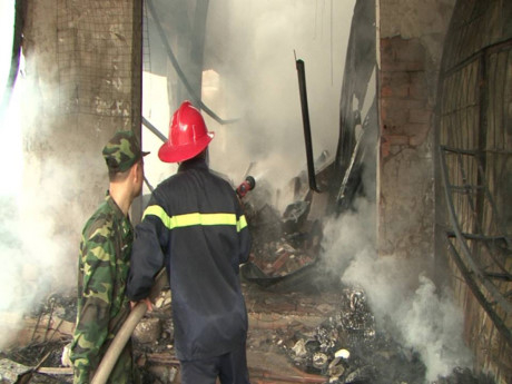 Công bố thiệt hại ban đầu về vụ cháy tại chợ cửa khẩu Hữu Nghị, Tân Thanh